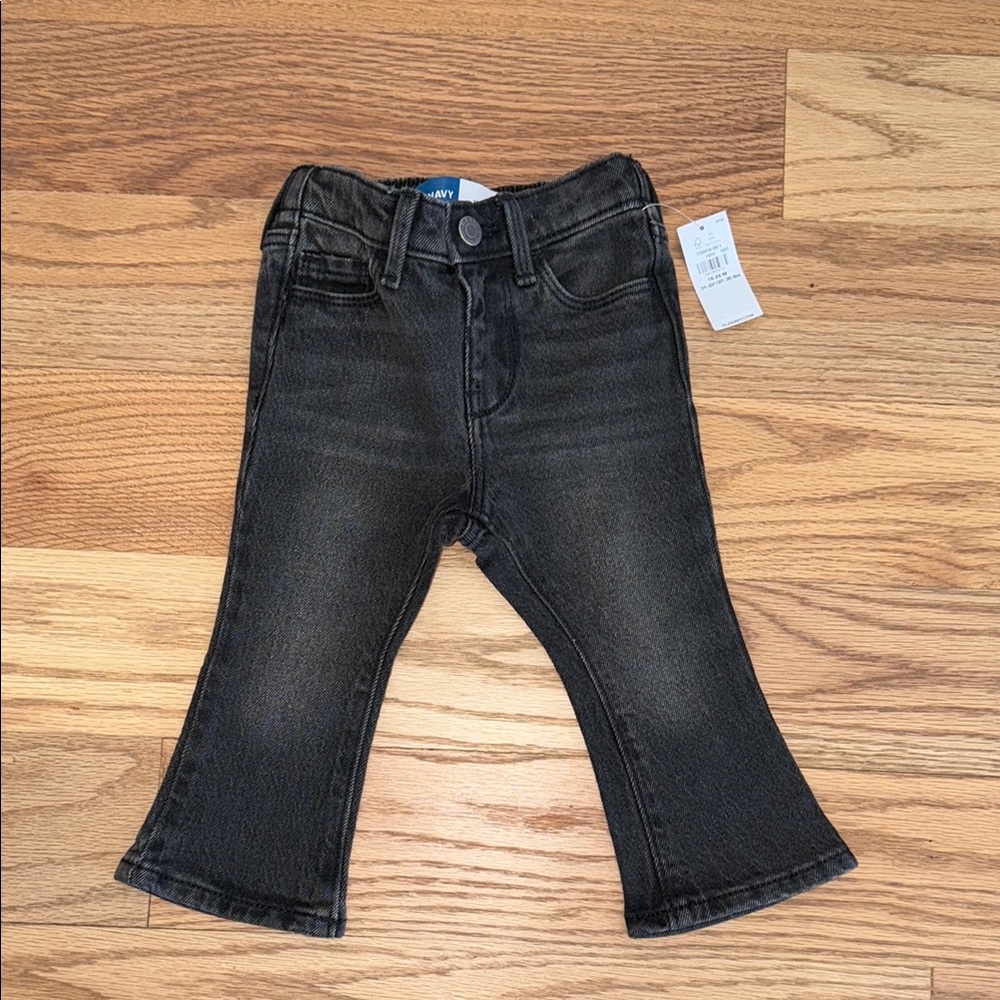 Kids Black Denim Jeans
